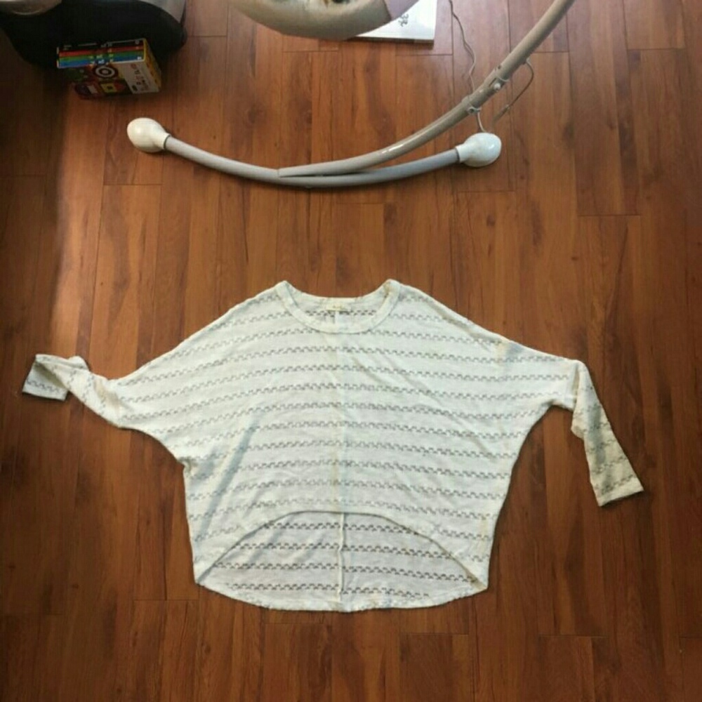 Hi and Low Hacci Sweater